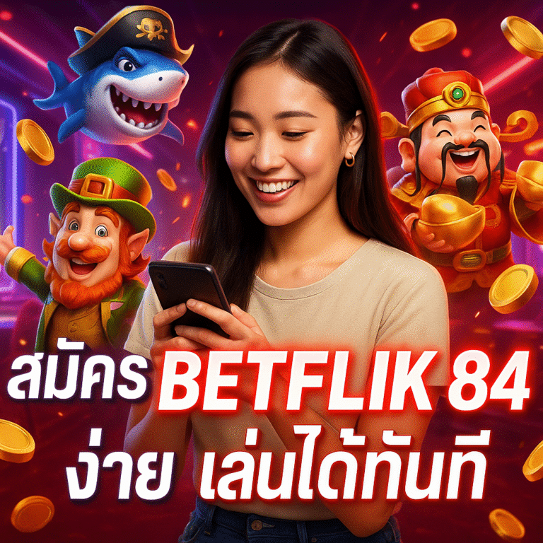 สมัคร BETFLIK 84 ง่าย เล่นได้ทันที