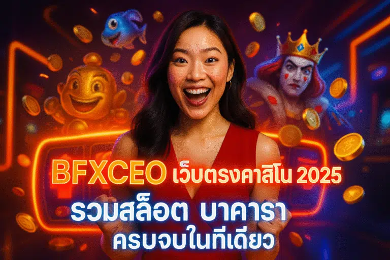 BFXCEO เว็บตรงคาสิโน 2025 รวมสล็อต บาคาร่า ครบจบในที่เดียว